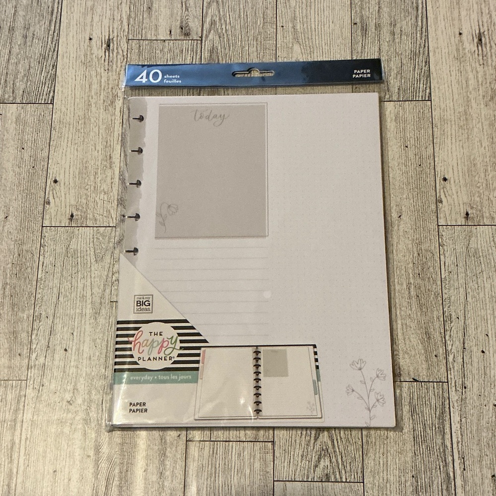 The Happy Planner Floral Notepad with Lined Pages